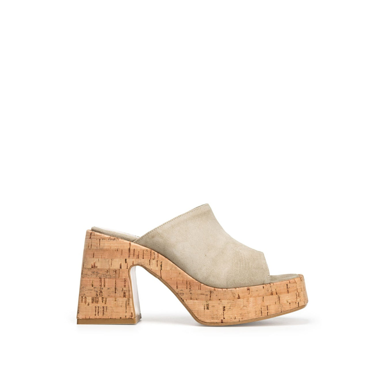 CLOG 02 - Mood Sandal Clog in Real Suede Sand
