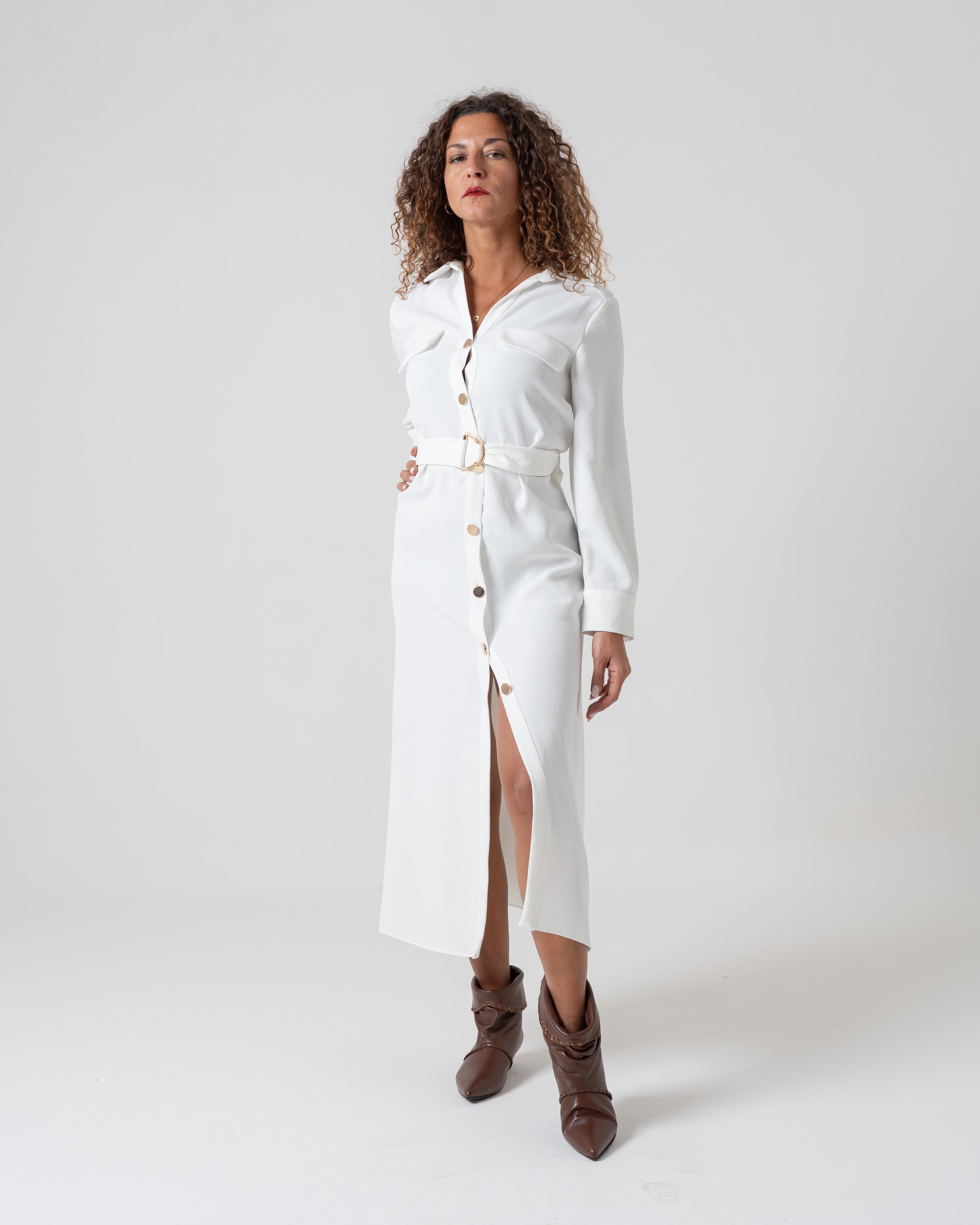 GIVI_FRANGE - Tubular ankle boot in real suede with fringes - 9 cm heel