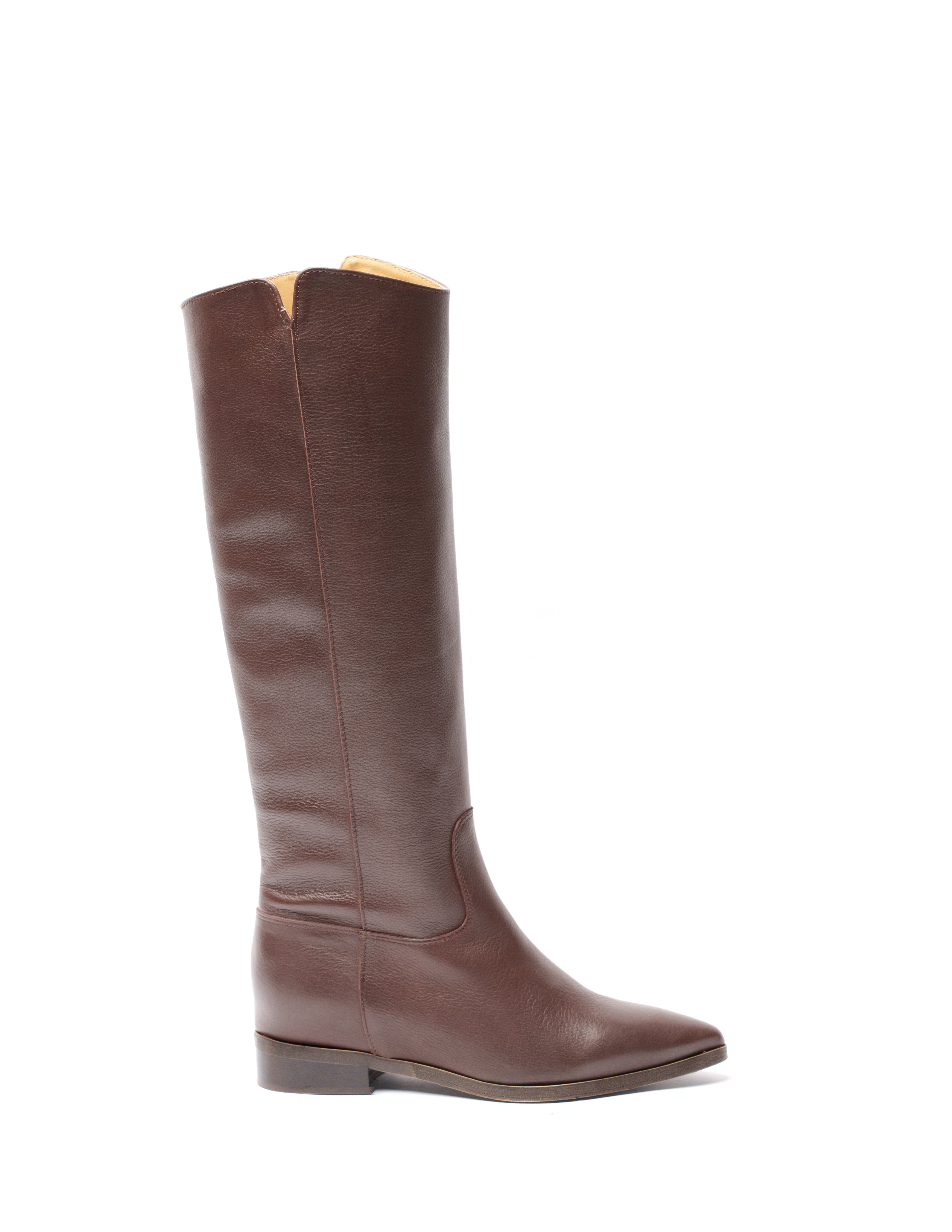 R40 - Genuine leather tubular boot with internal rise