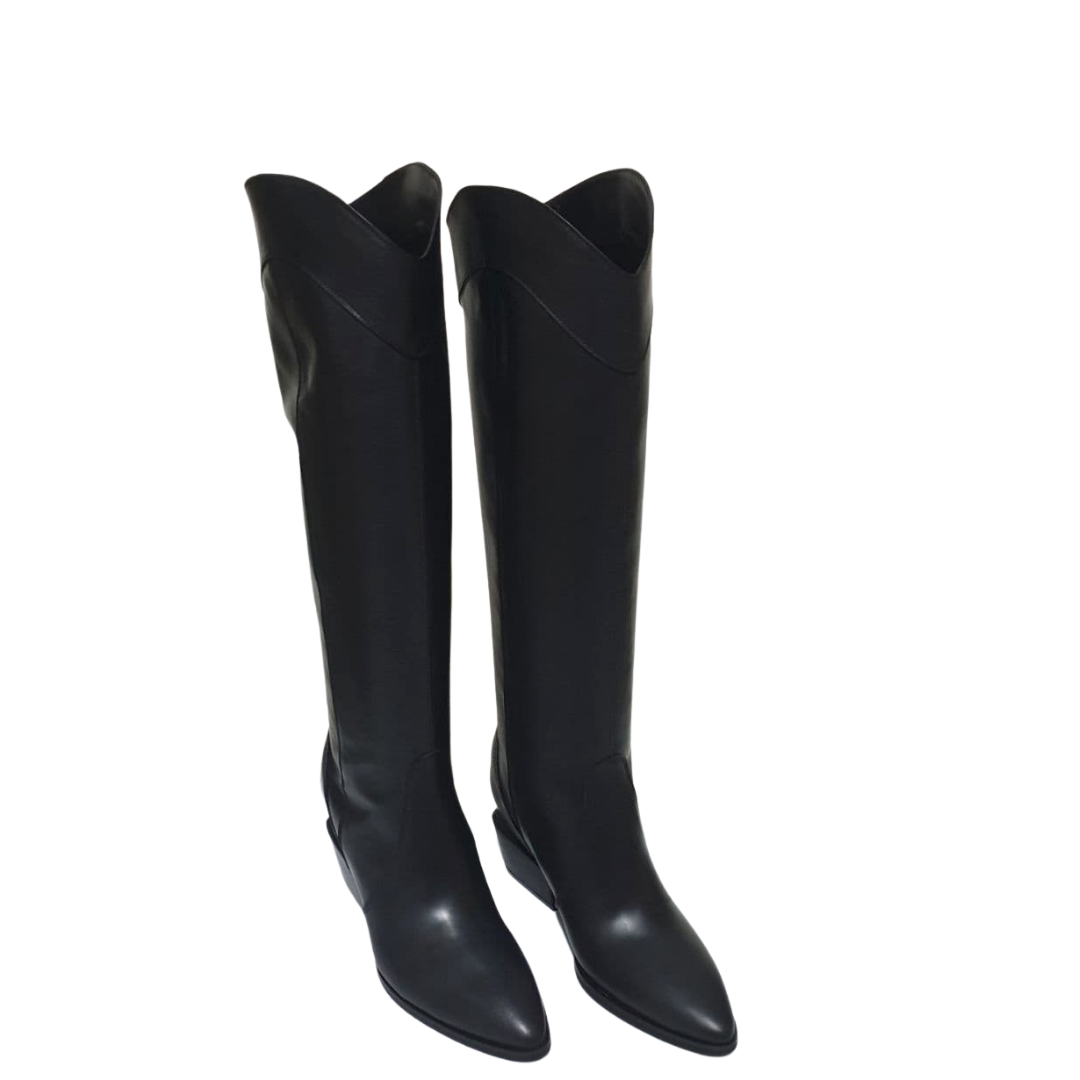 ALICE 300 - Genuine Leather tubular boot in Camperos mood with rise