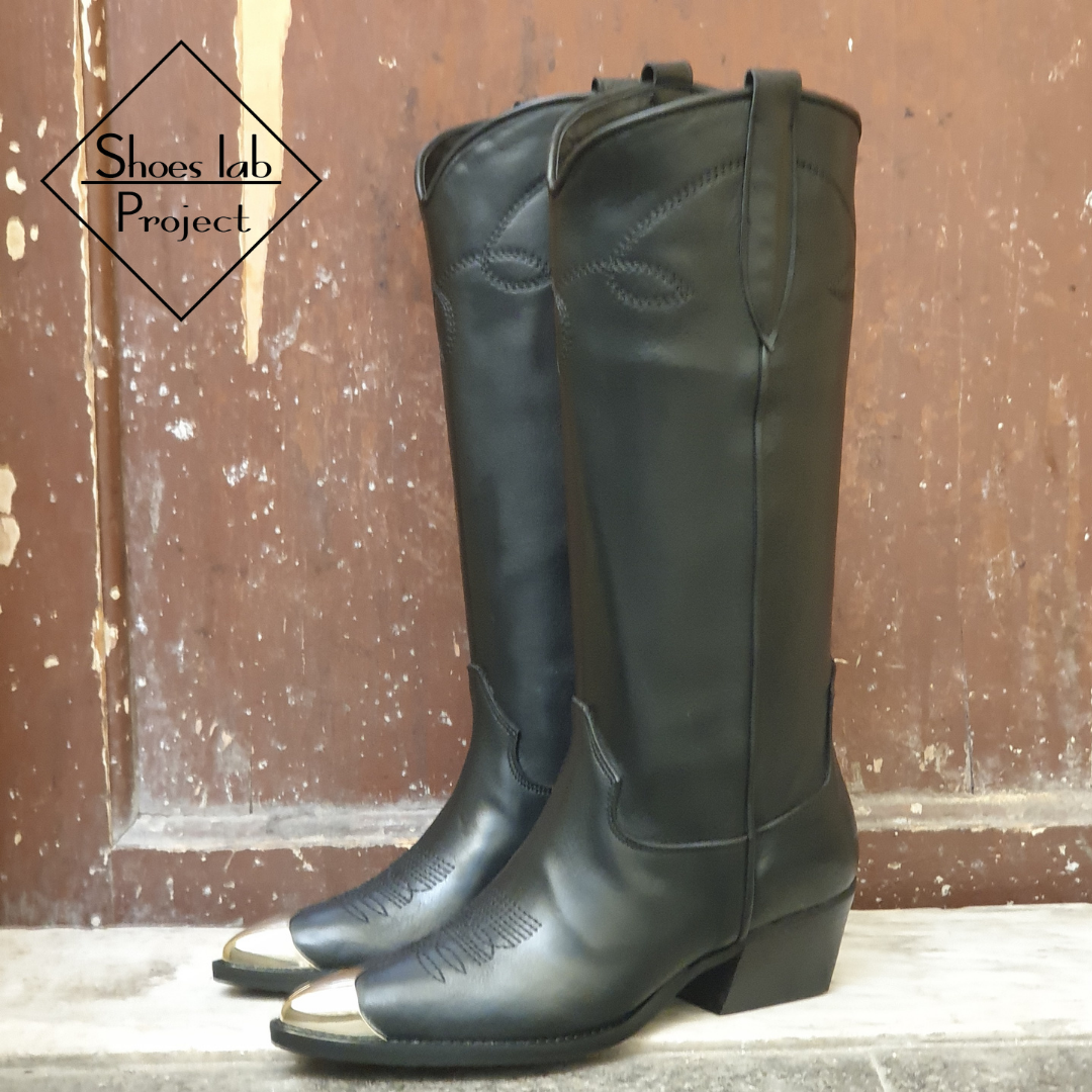 KATE_TEX_TOP - Stivale tubolare mood Camperos in Vera Pelle - Shoes Lab Project