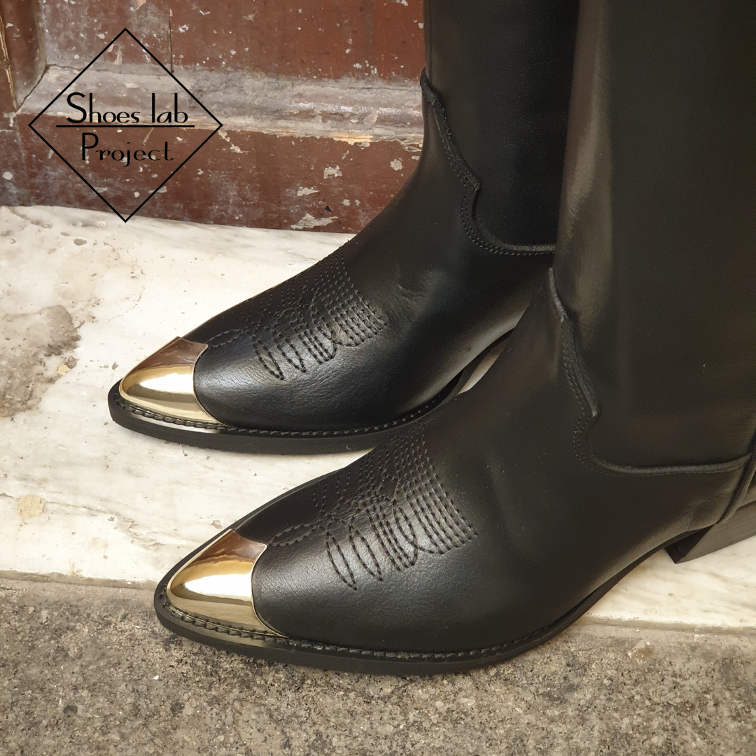 KATE_TEX_TOP - Stivale tubolare mood Camperos in Vera Pelle - Shoes Lab Project