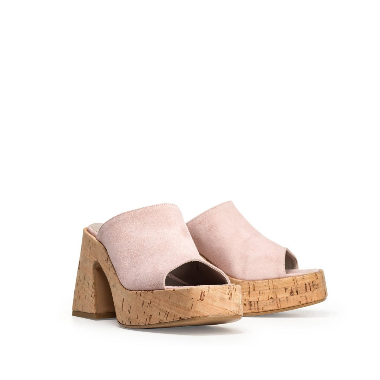 CLOG 02 - Mood Sandal Clog in Real Pink Suede