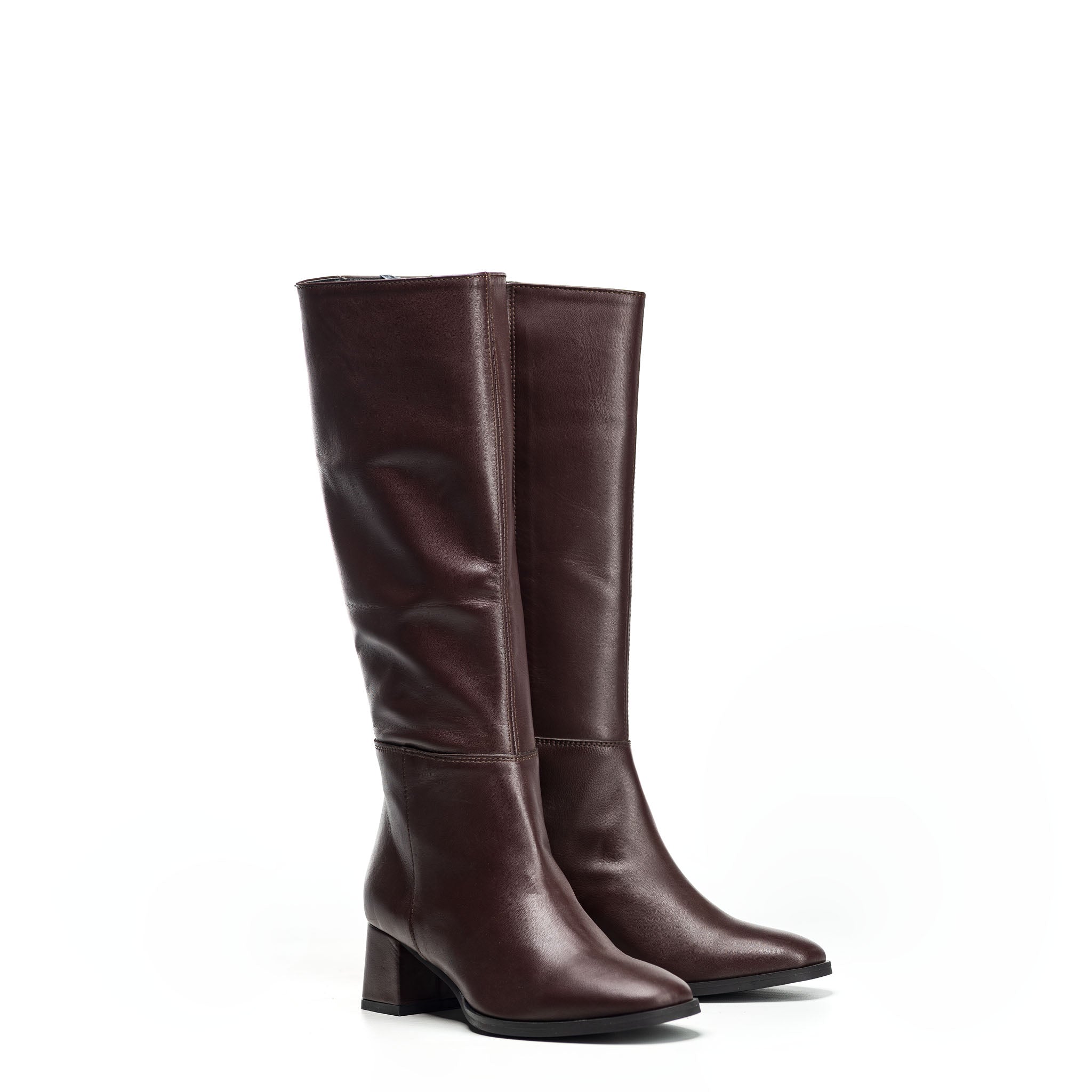 ISABELLE 10 - Tubular Boot in Real Leather