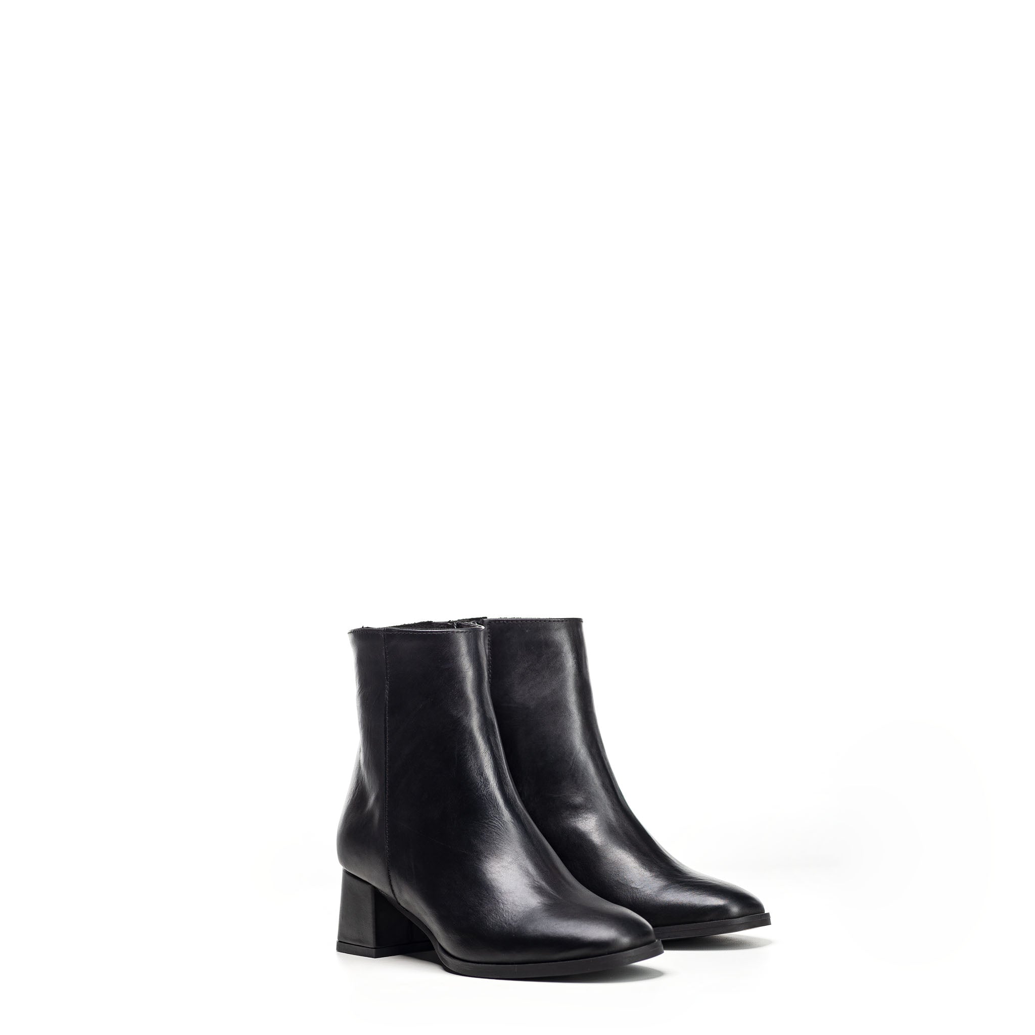 ISABELLE 30 - Genuine Leather Ankle Boot with Zip