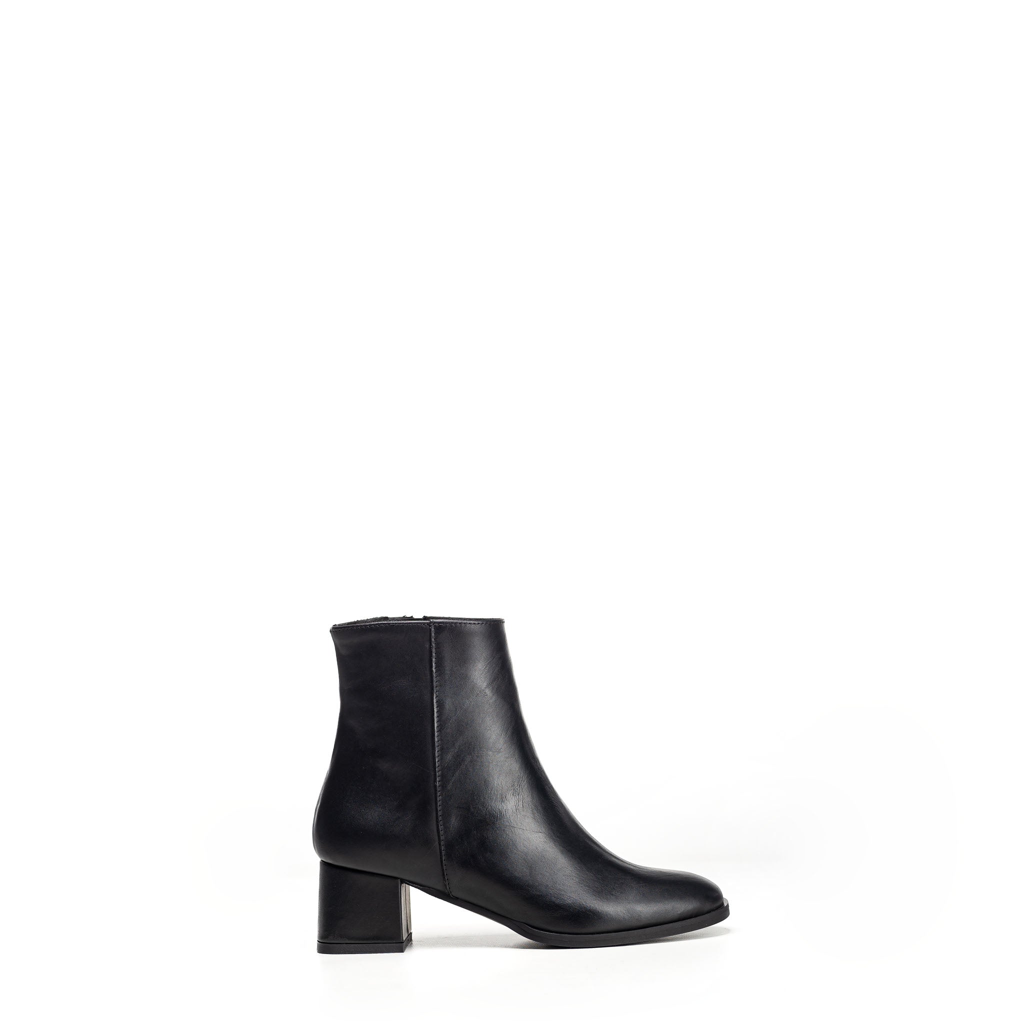 ISABELLE 30 - Genuine Leather Ankle Boot with Zip