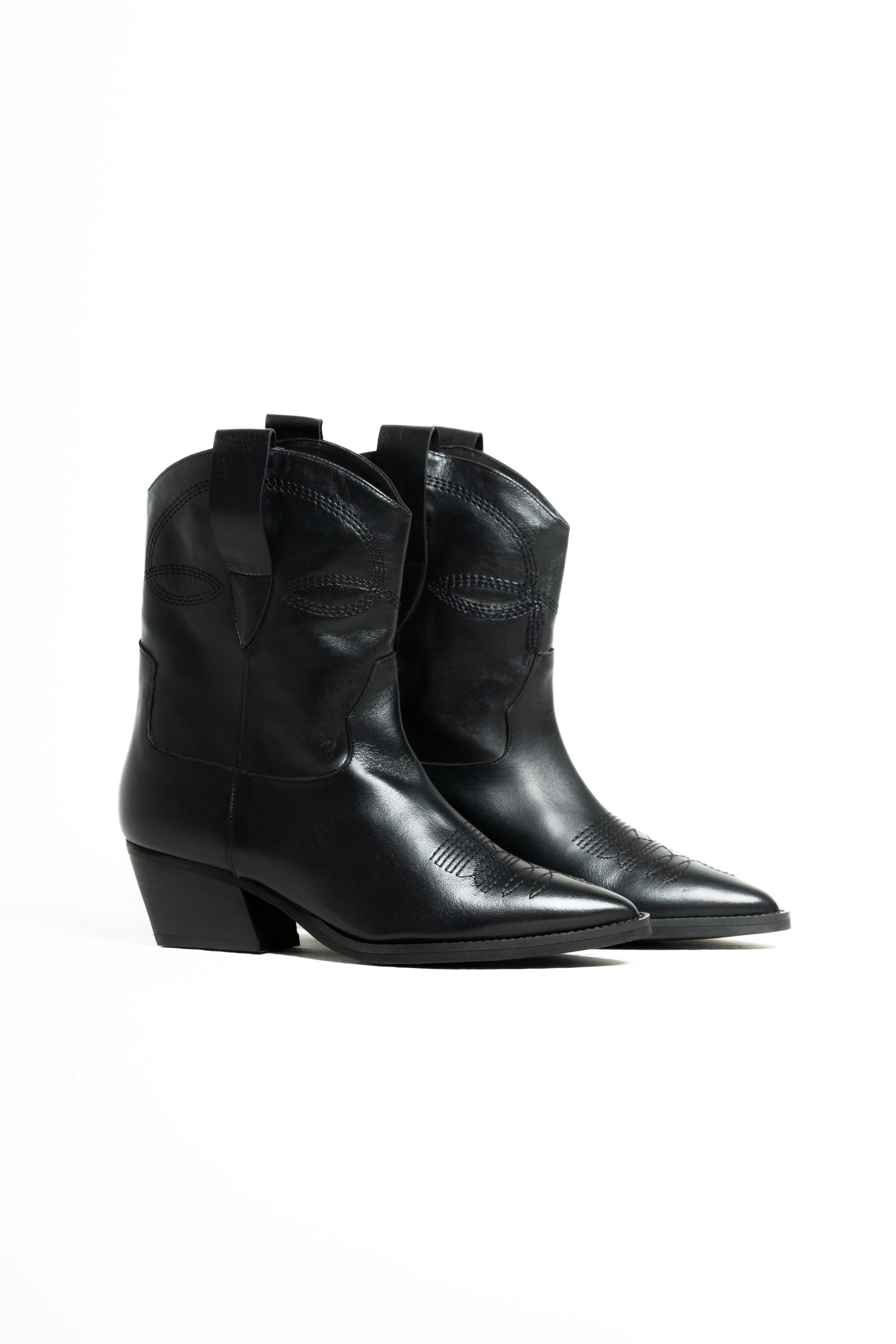 KATE_TEX_LOW - Botín tubular Camperos mood en piel auténtica