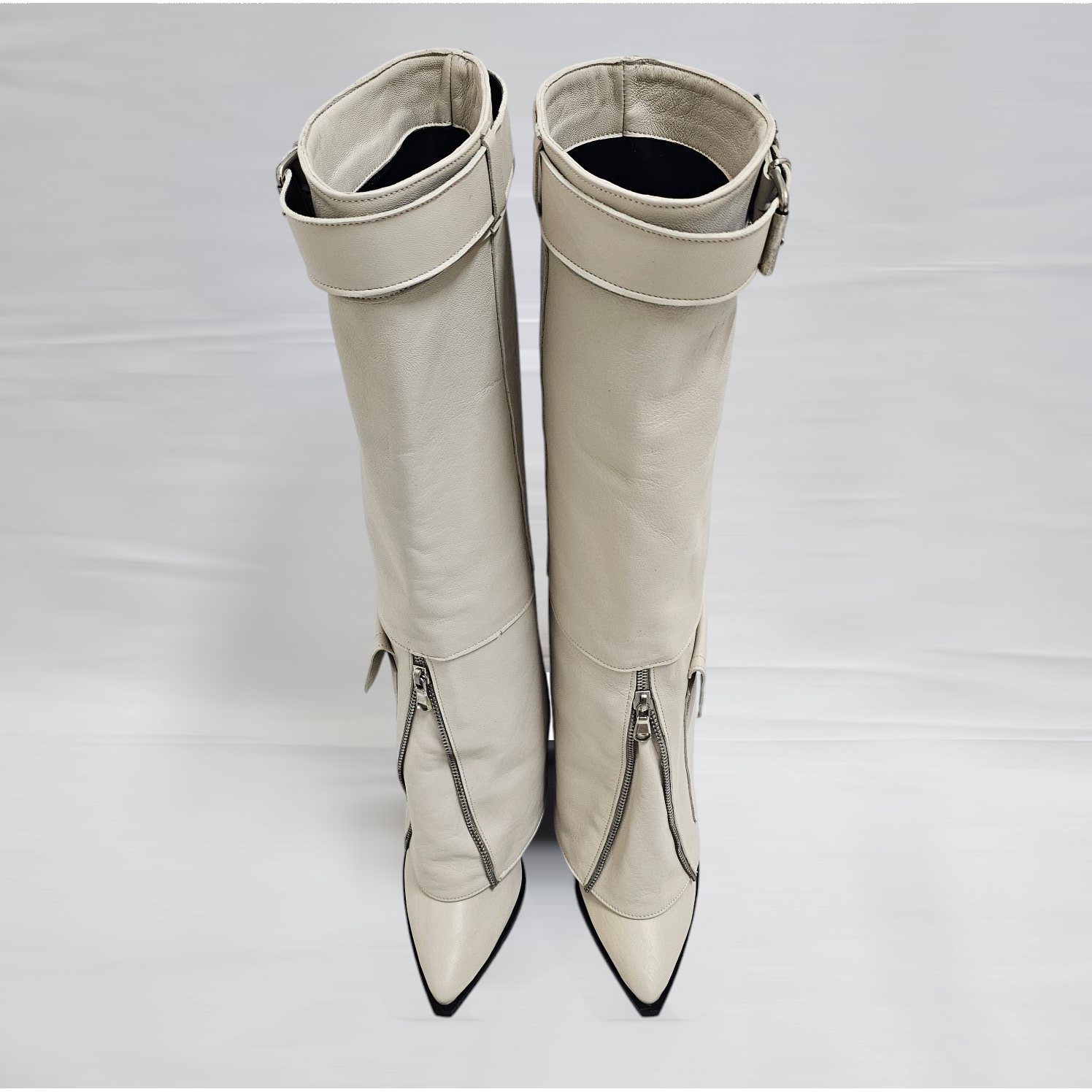 CAMPEROS_CARGO - Camperos mood boot in real leather with side bag - 7 cm heel