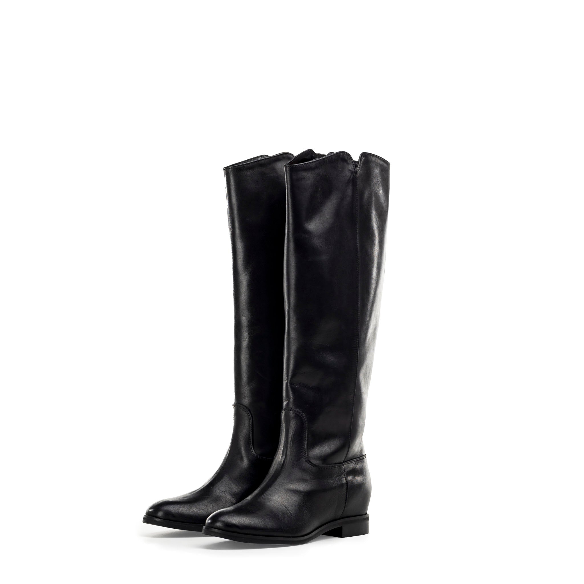 R40 - Genuine leather tubular boot with internal rise