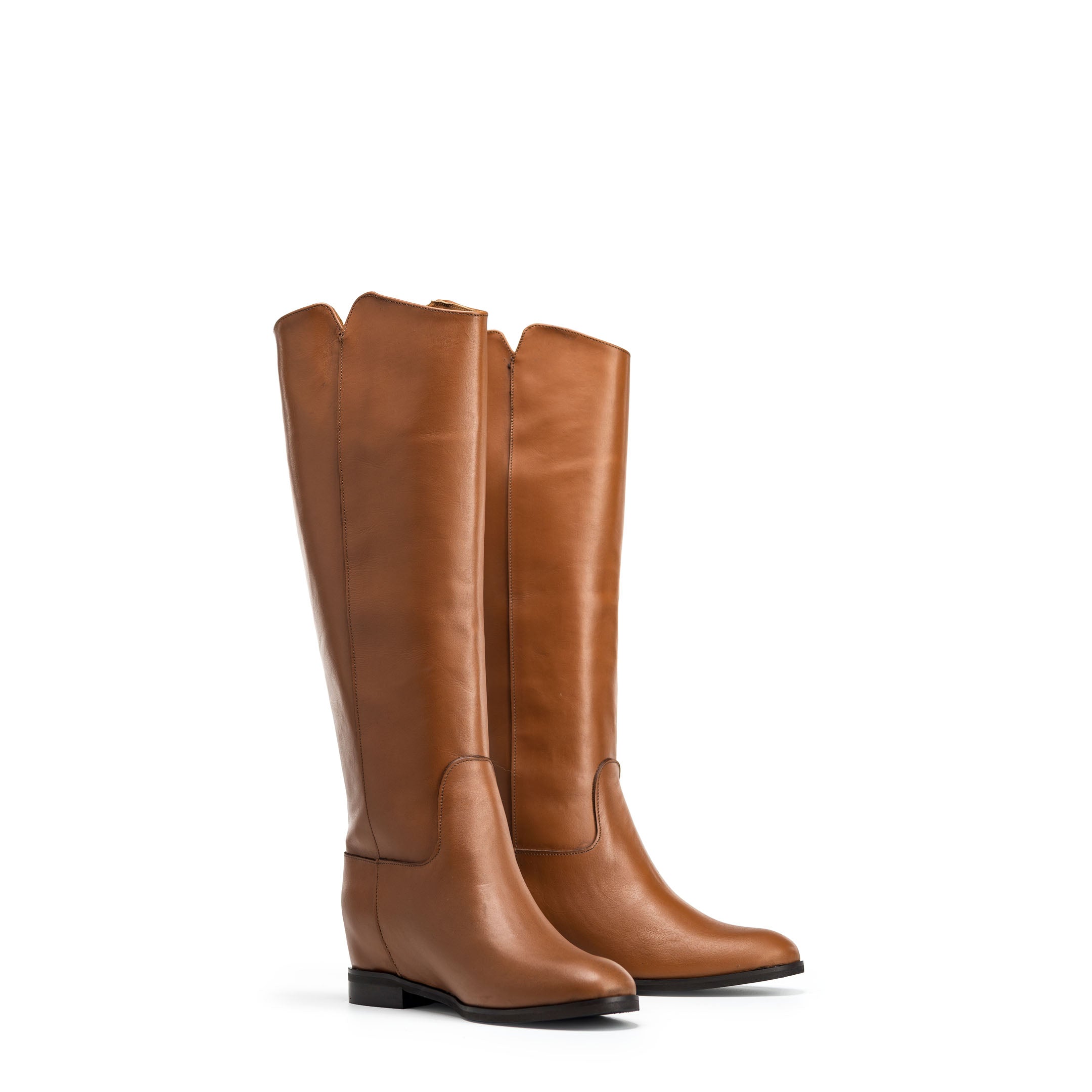 R40 - Genuine leather tubular boot with internal rise