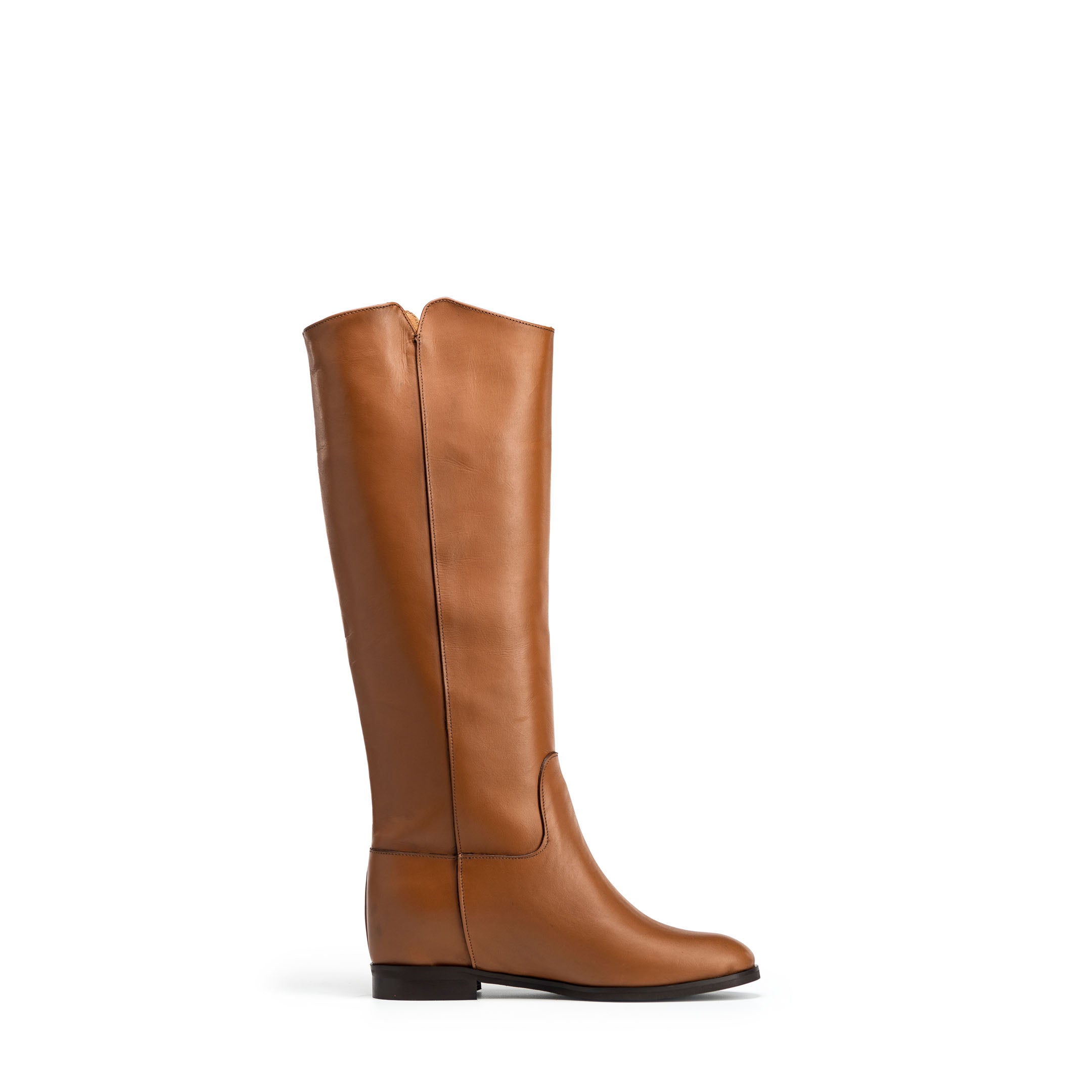 R40 - Genuine leather tubular boot with internal rise