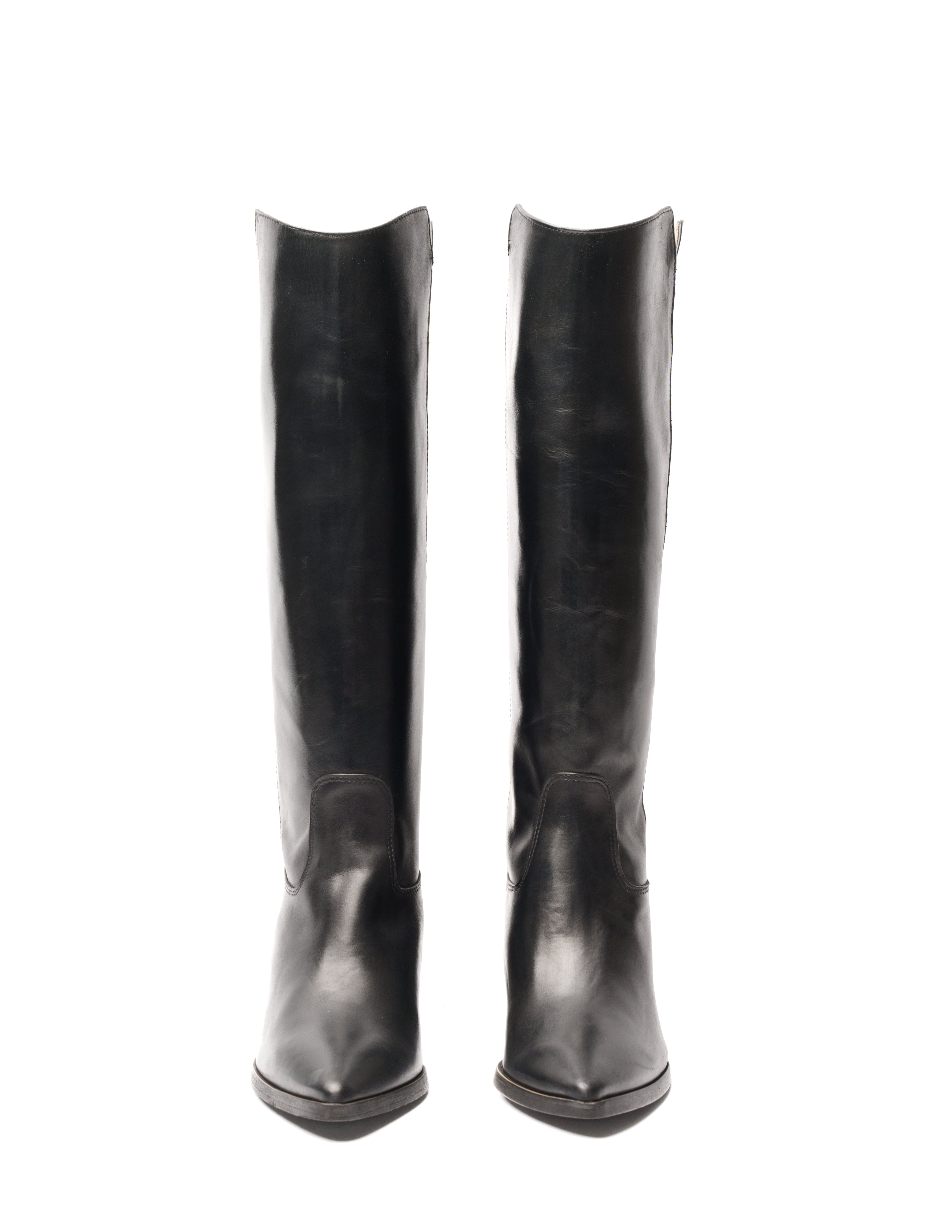 R40 - Genuine leather tubular boot with internal rise