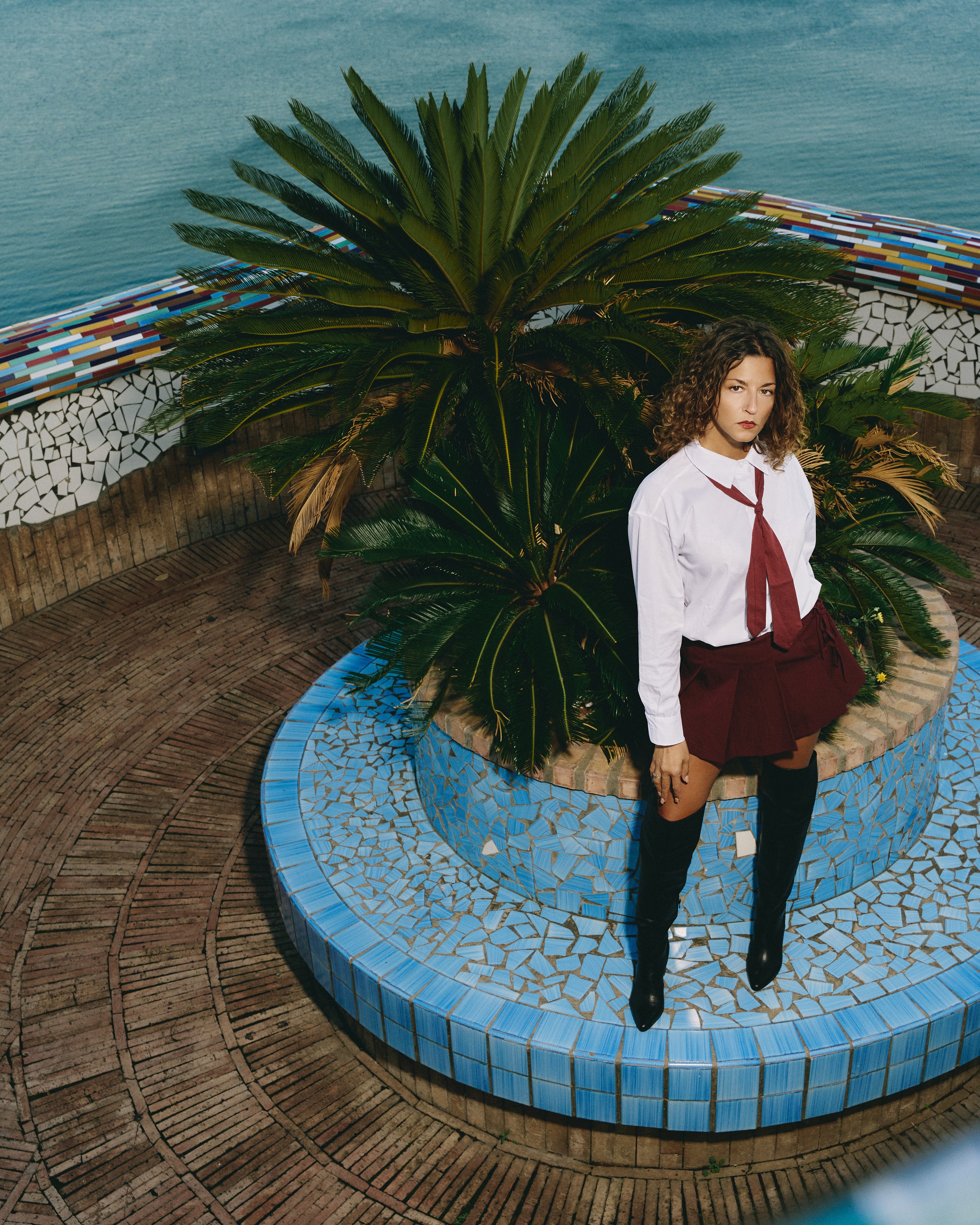 CELYNE 10 - Stivali Cuissardes "Midnight" in Pelle Nera con Tacco Largo