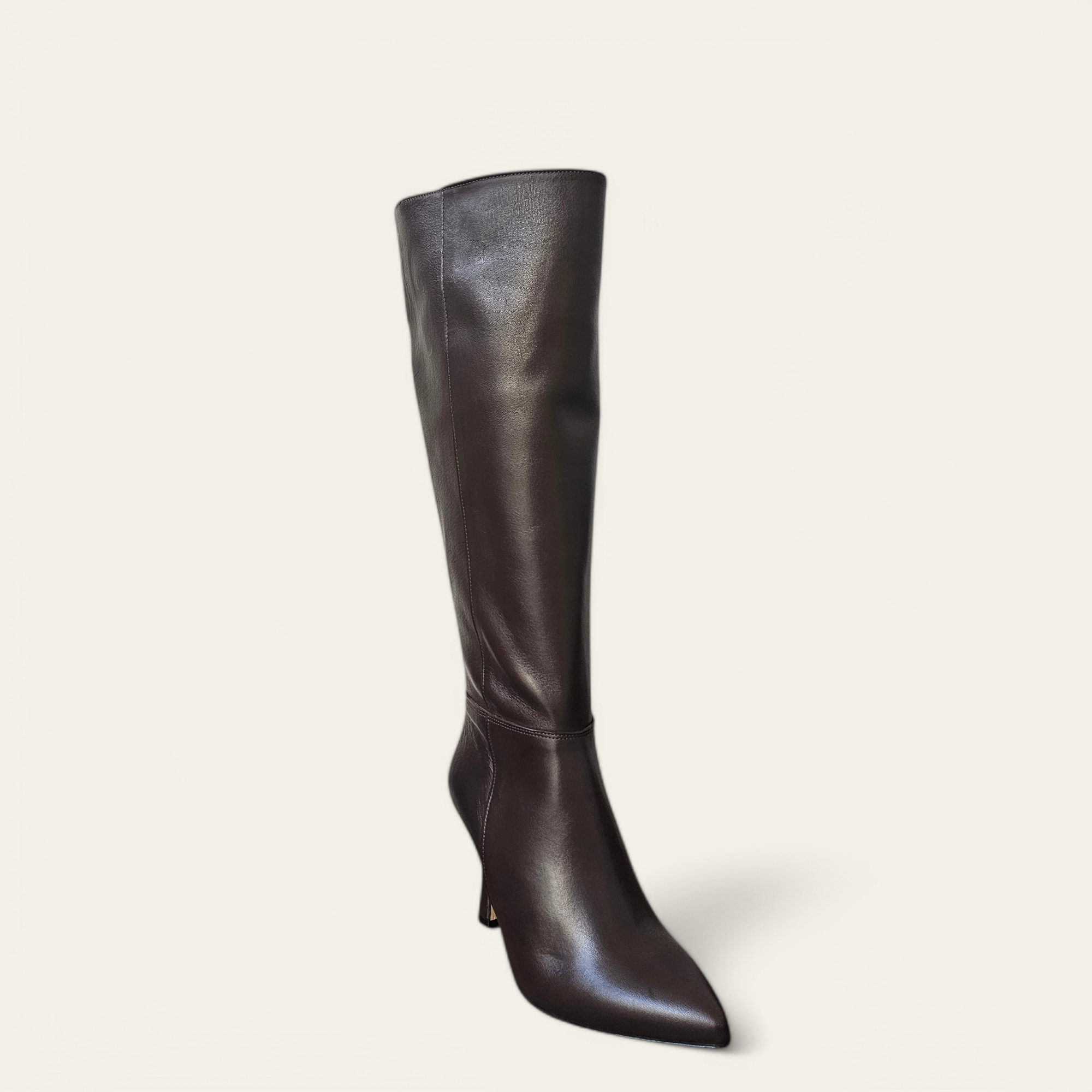 ZIP500 - Brown Genuine Leather Zip Up Boot