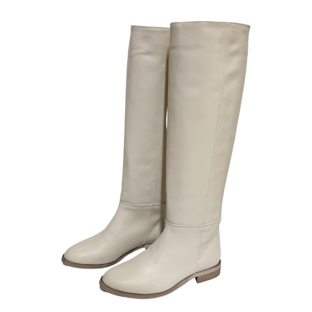 2560_31 - Bota Tubular en Piel Genuina Opal